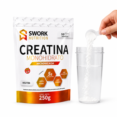 Swork Nutrition Creatina Monohidratada 250 g - Sin Sabor
