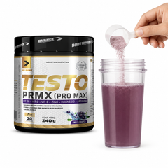 Testo Prmx Pro Max Body Advance 240g Magnesio Vitamina B6 D E Zinc Sabor Wild Grapes