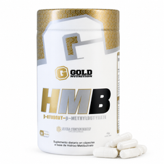 HMB X 60 Caps - Gold Nutrition - Suplemento para Recuperación y Resistencia Muscular