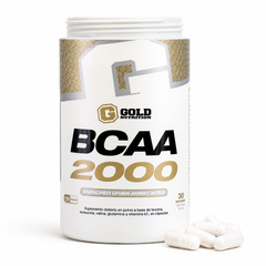 Bcaa 2000 Aminoácidos Ramificados 120 Tab Sin sabor - Gold Nutrition