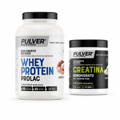 Combo whey protein prolac 1KG + creatina monohidrato pulver 300G