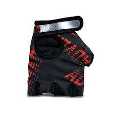 Guantes de levantamiento de pesas fitness leopardo - patrón animal print verde y negro