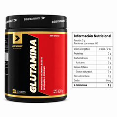 Glutamina Body Advance X 300 Gr Sabor Sin sabor