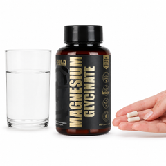Glicinato De Magnesio 800 Mg 60 Caps Gold Nutrition Sin Sabor
