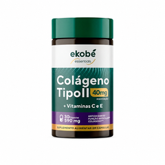 Colágeno Tipo 2 más Vitamina C y E - Ekobé 30 cápsulas de sabor sin sabor