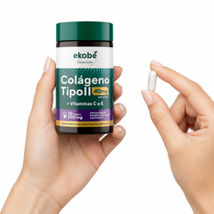 Colágeno Tipo 2 más Vitamina C y E - Ekobé 30 cápsulas de sabor sin sabor