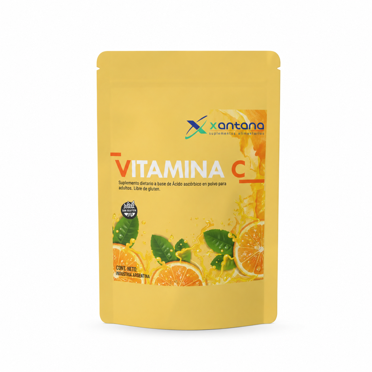 Vitamina C En Polvo Pura/ácido Ascórbico Puro X500g Neutro Xantona