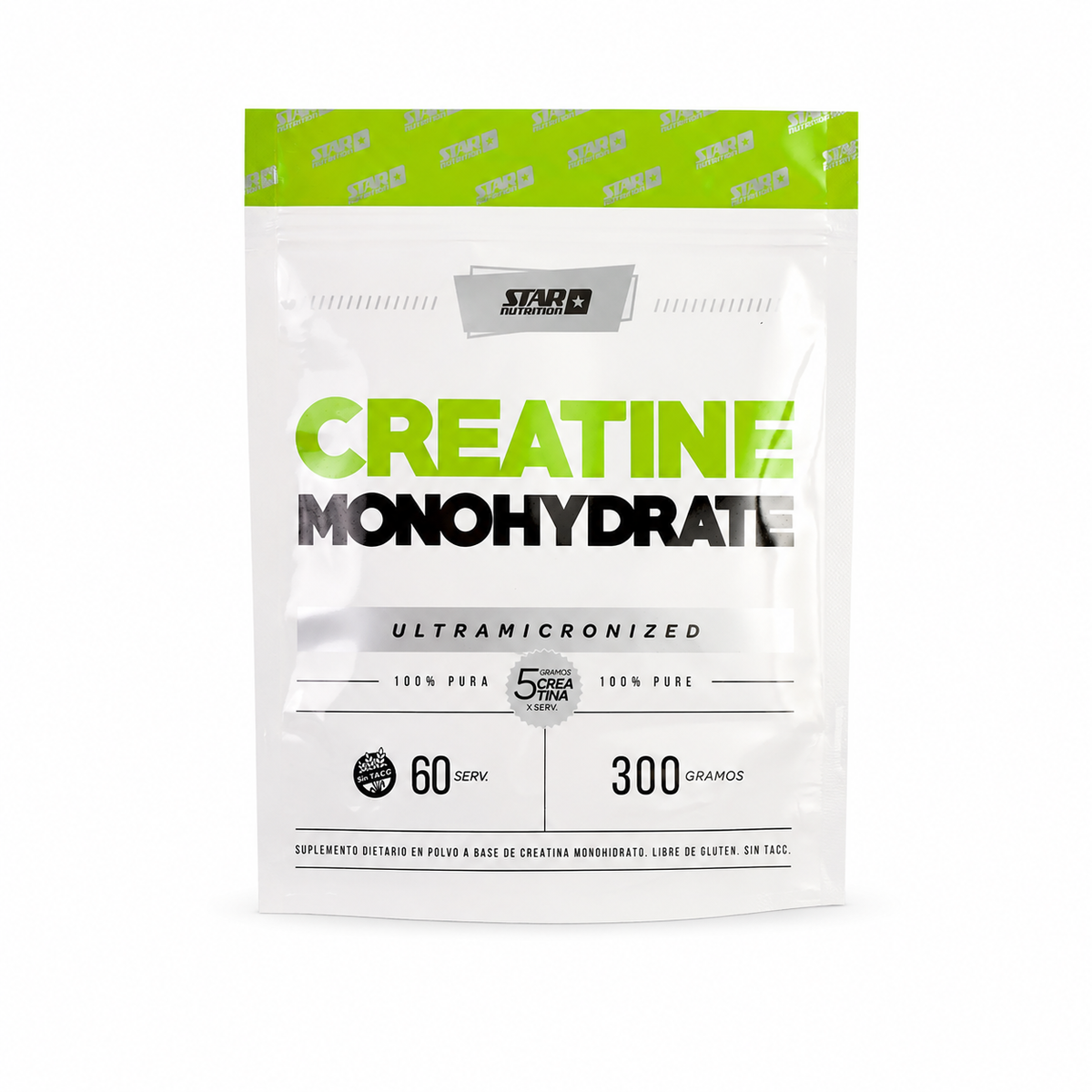 Star Nutrition Creatine Monohydrate 300 g - Sin Sabor
