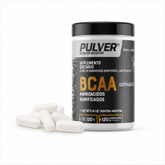 Bcaa 120 Comps Pulver Aminoácidos Ramificados Recuperacion Sabor Neutro